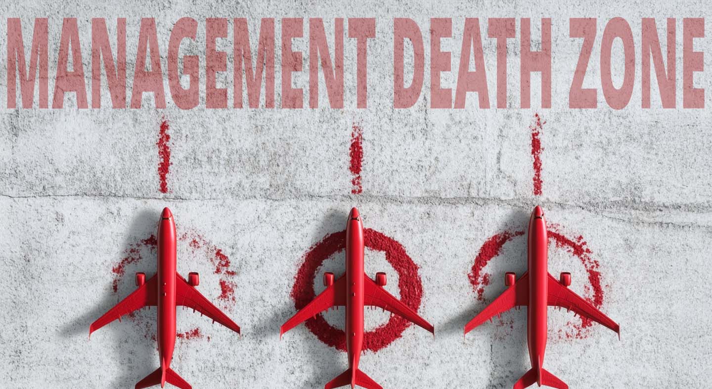 what is the management death zone - article overview.